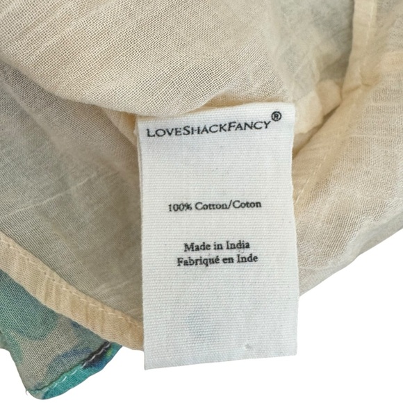 LoveShackFancy x Revolve - Floral Print Capri Dress in Acai Berry Sz XS - Picture 8 of 9